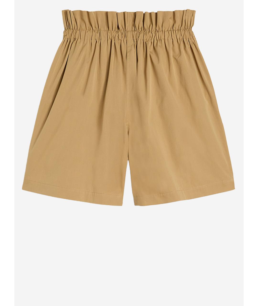 JIL SANDER Бежевые хлопковые прямые брюки, фото 3