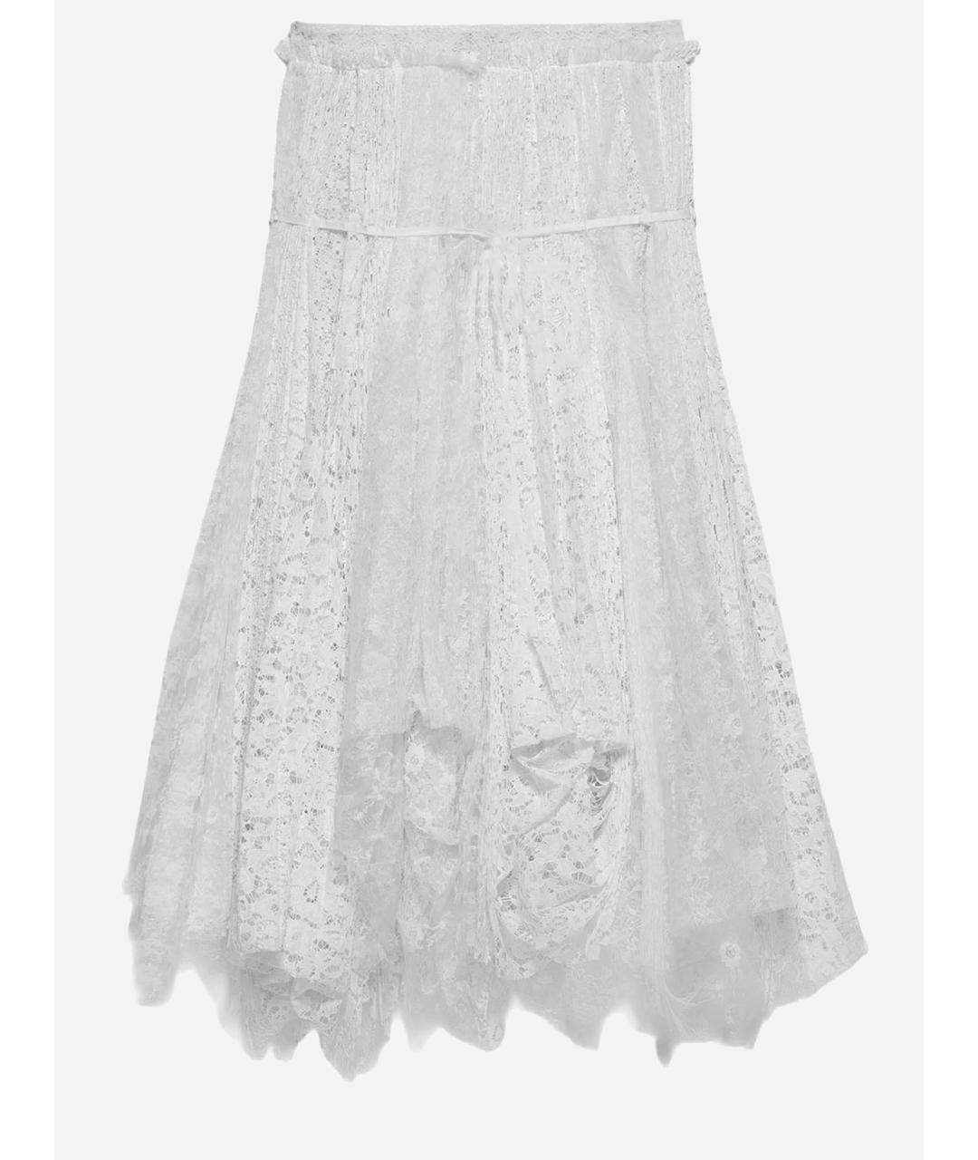 J.W.ANDERSON Белая полиэстеровая юбка миди, фото 2