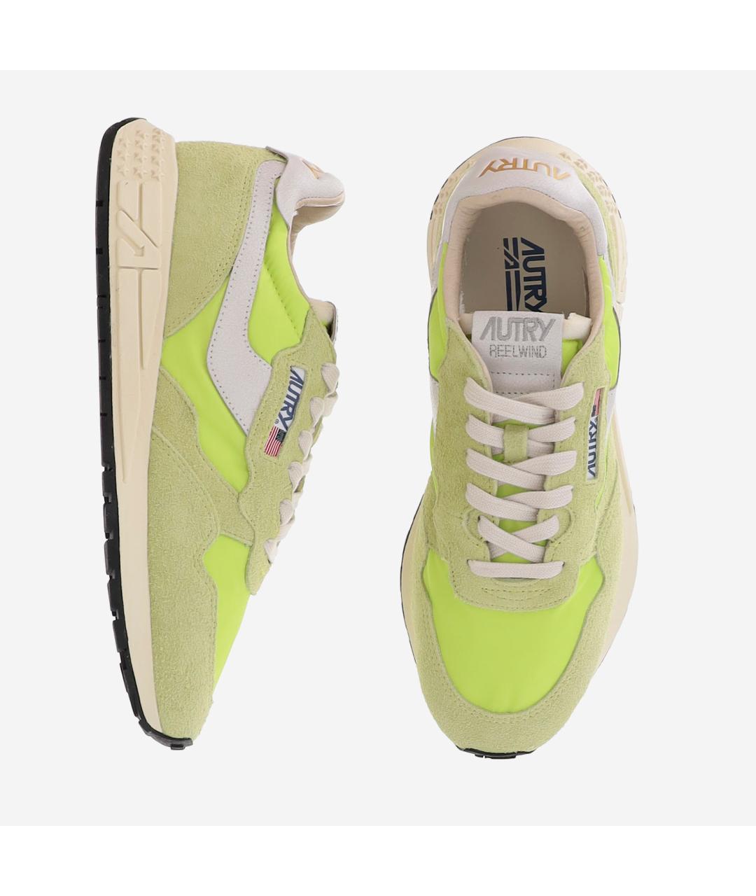 AUTRY Желтые низкие кроссовки / кеды, фото 3