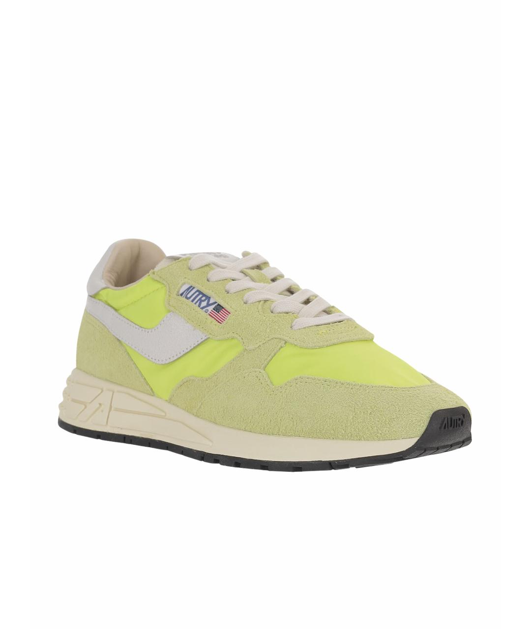 AUTRY Желтые низкие кроссовки / кеды, фото 1