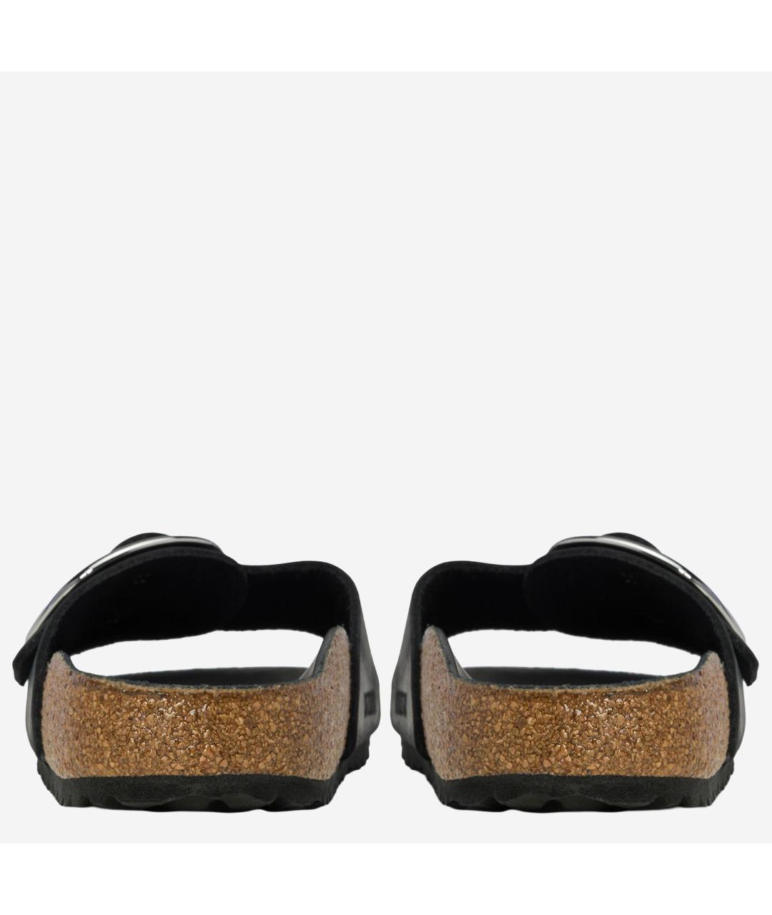 BIRKENSTOCK Черные кожаные сандалии, фото 3