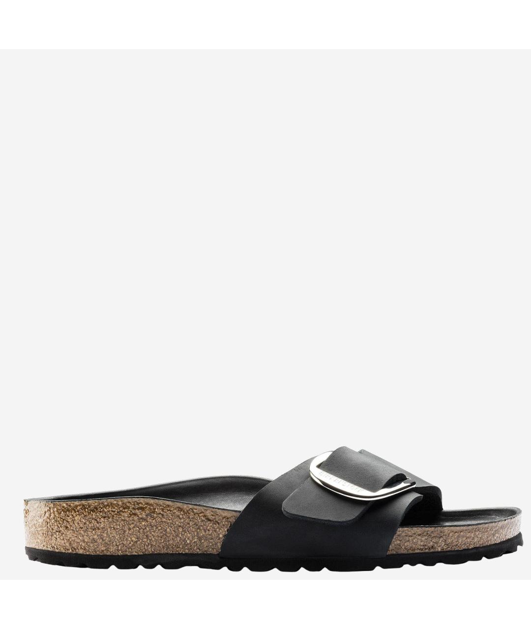 BIRKENSTOCK Черные кожаные сандалии, фото 9