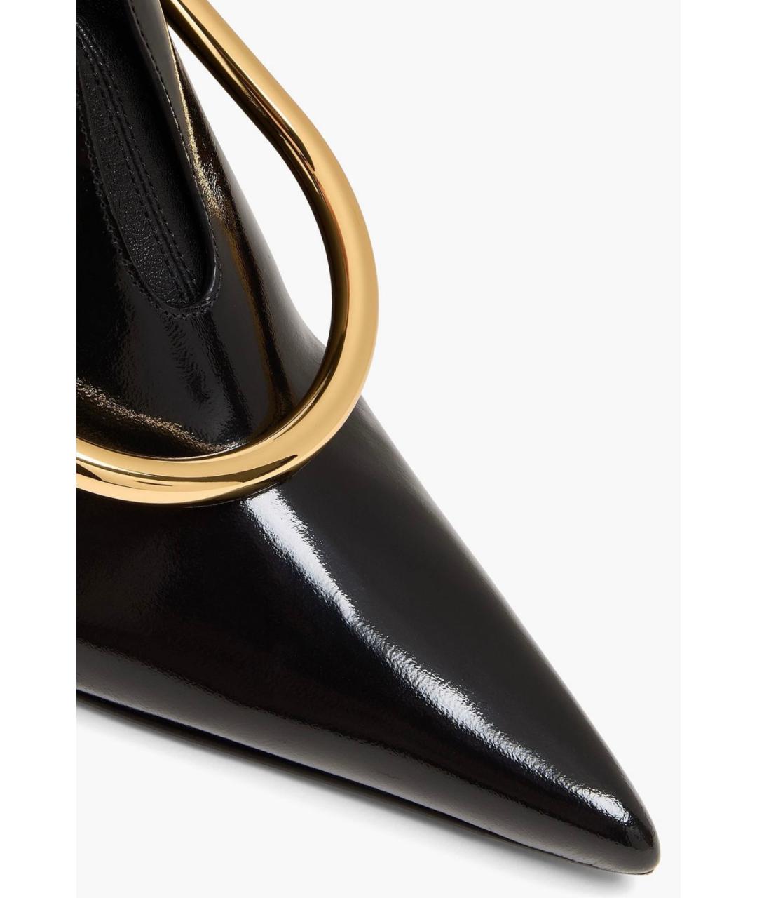 JIL SANDER Черные кожаные сапоги, фото 3