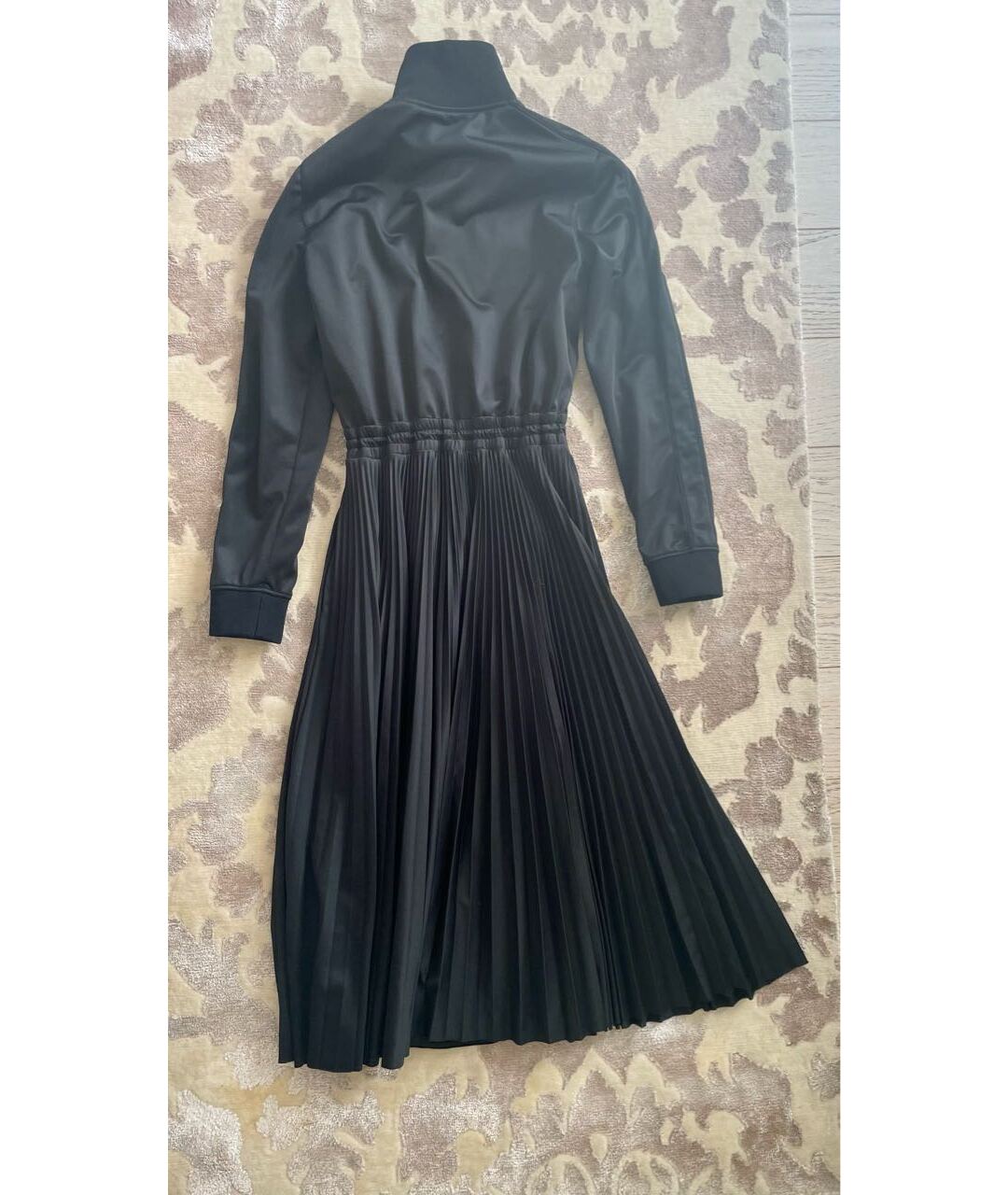 VALENTINO Черное полиэстеровое повседневное платье, фото 2