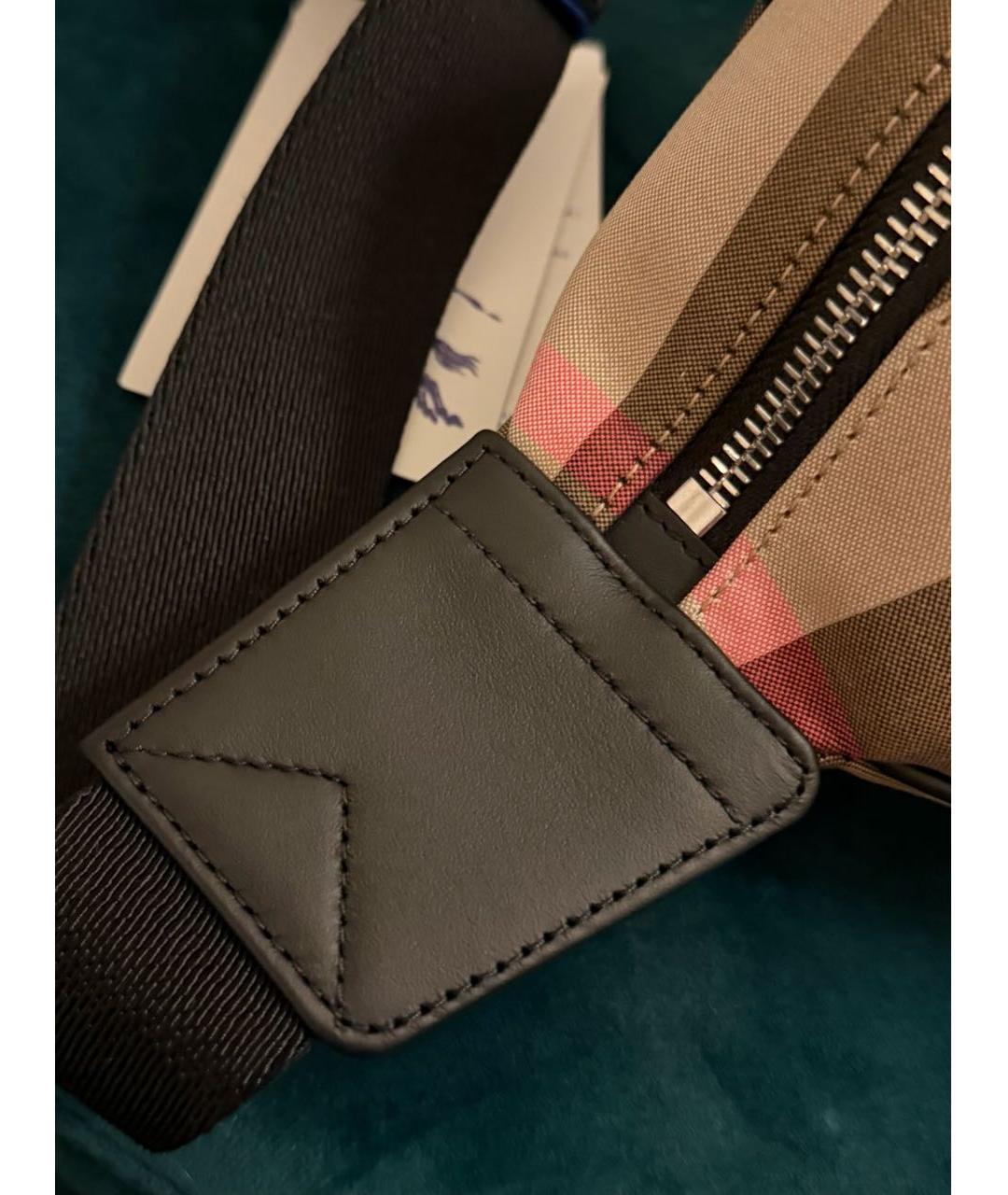 BURBERRY Бежевая поясная сумка, фото 3