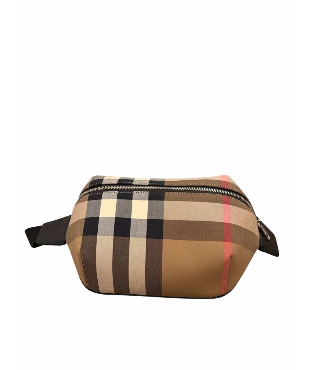 BURBERRY Бежевая поясная сумка, фото 1