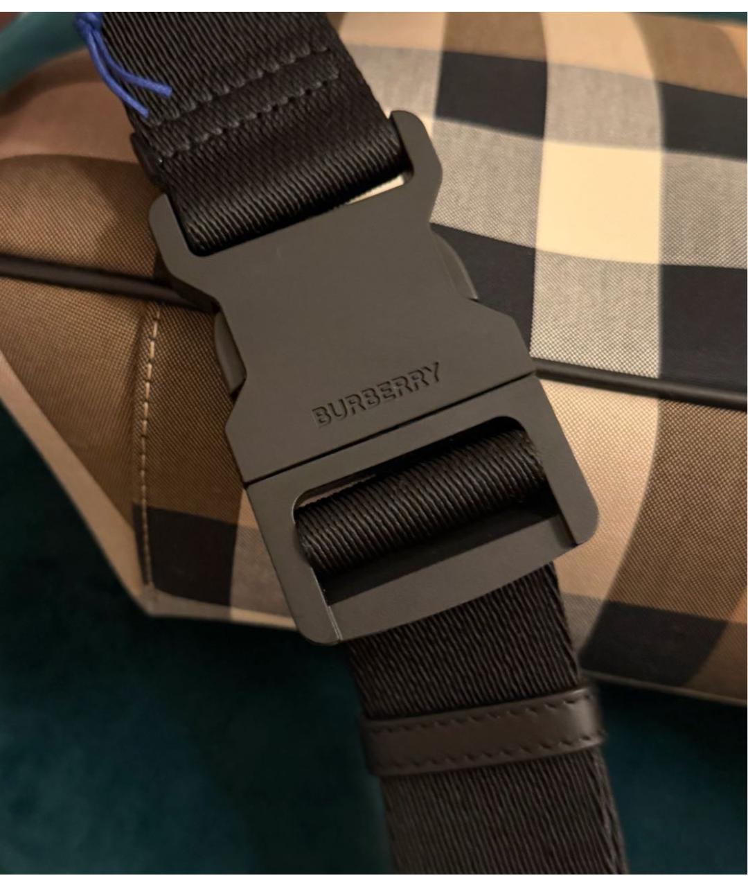 BURBERRY Бежевая поясная сумка, фото 4