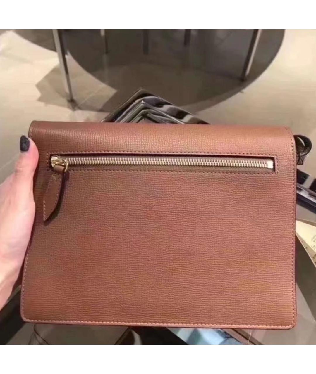 BURBERRY Коричневая сумка через плечо, фото 6