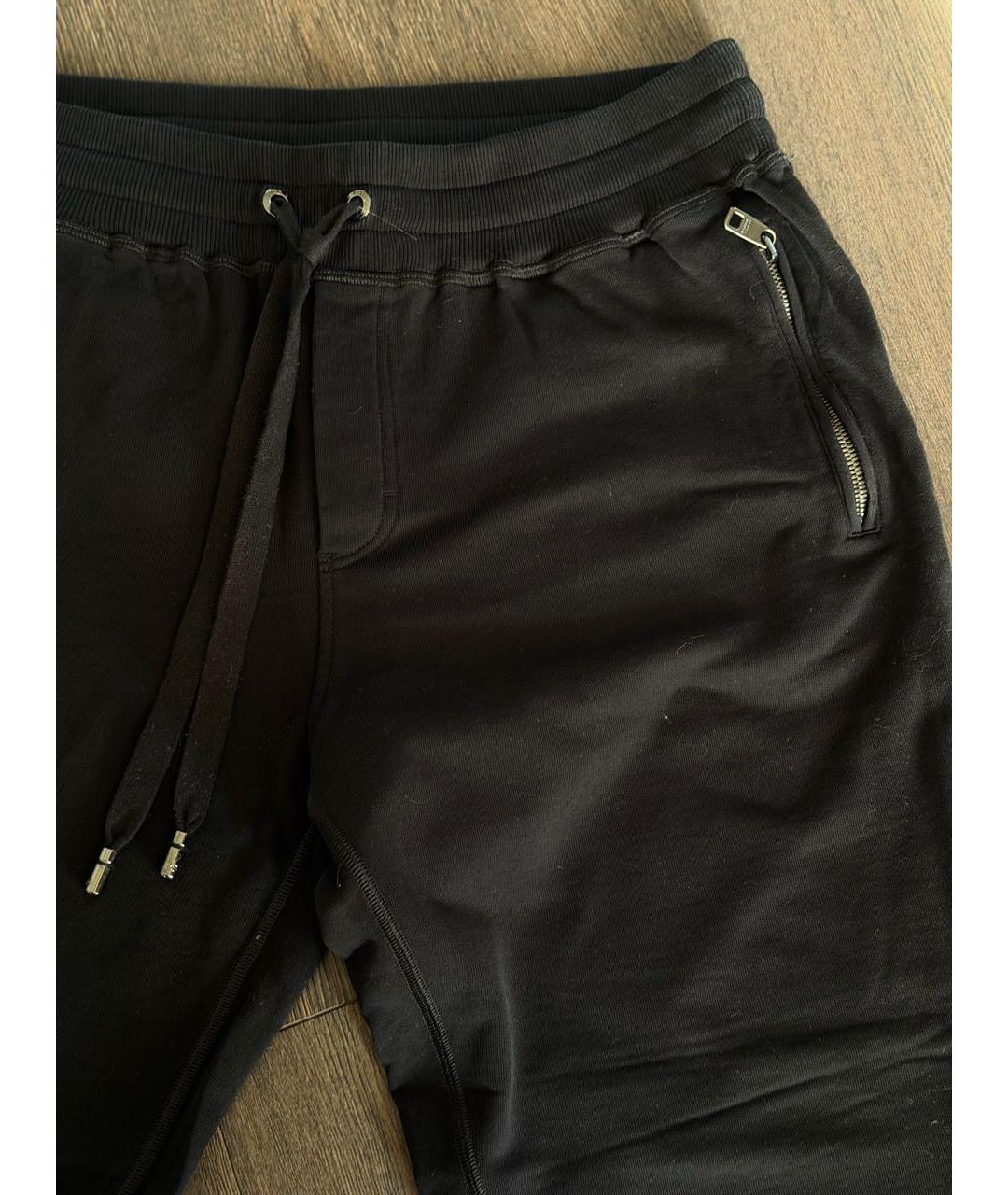 DOLCE&GABBANA Черный хлопковый спортивный костюм, фото 7