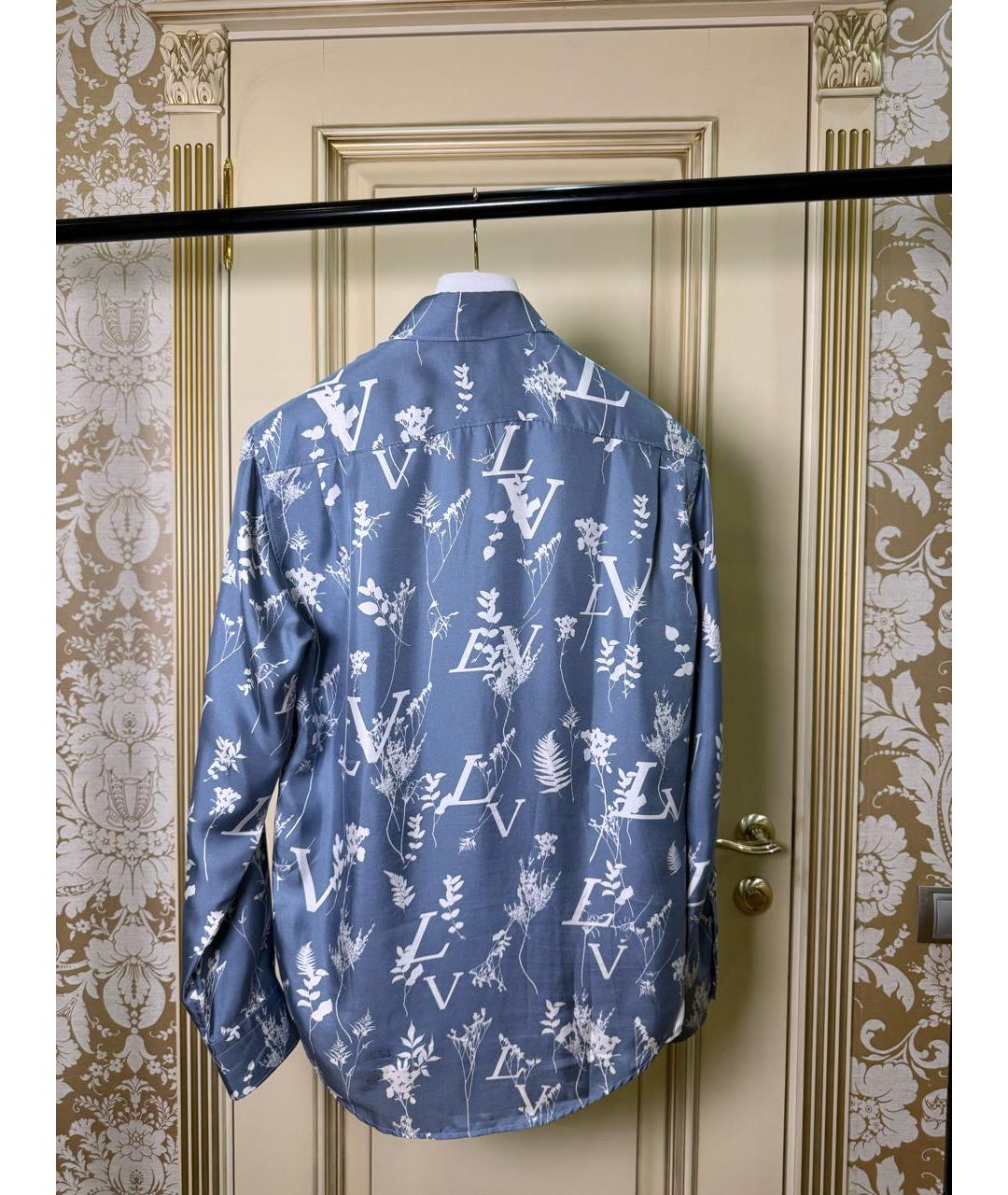 LOUIS VUITTON Голубая классическая рубашка, фото 2