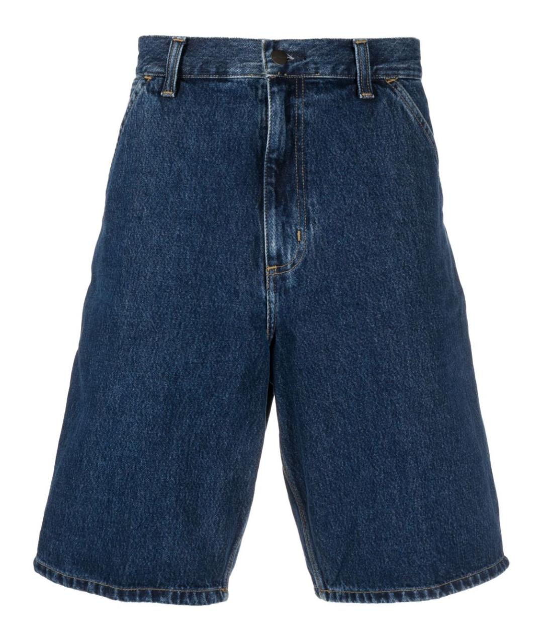 CARHARTT WIP Синие деним шорты, фото 1