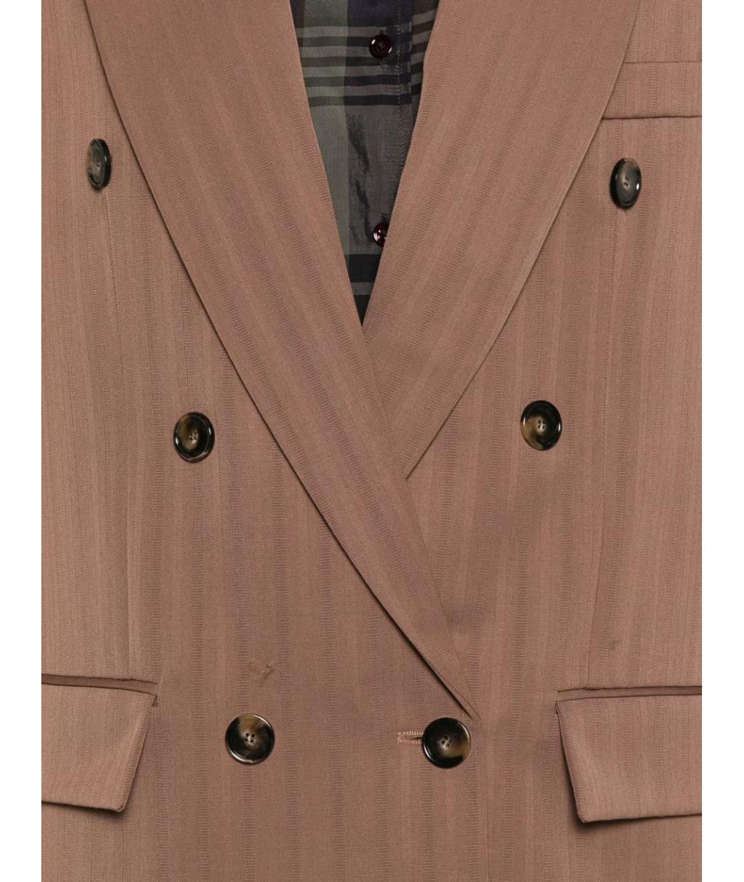 STELLA MCCARTNEY Коричневый вискозный жакет/пиджак, фото 5