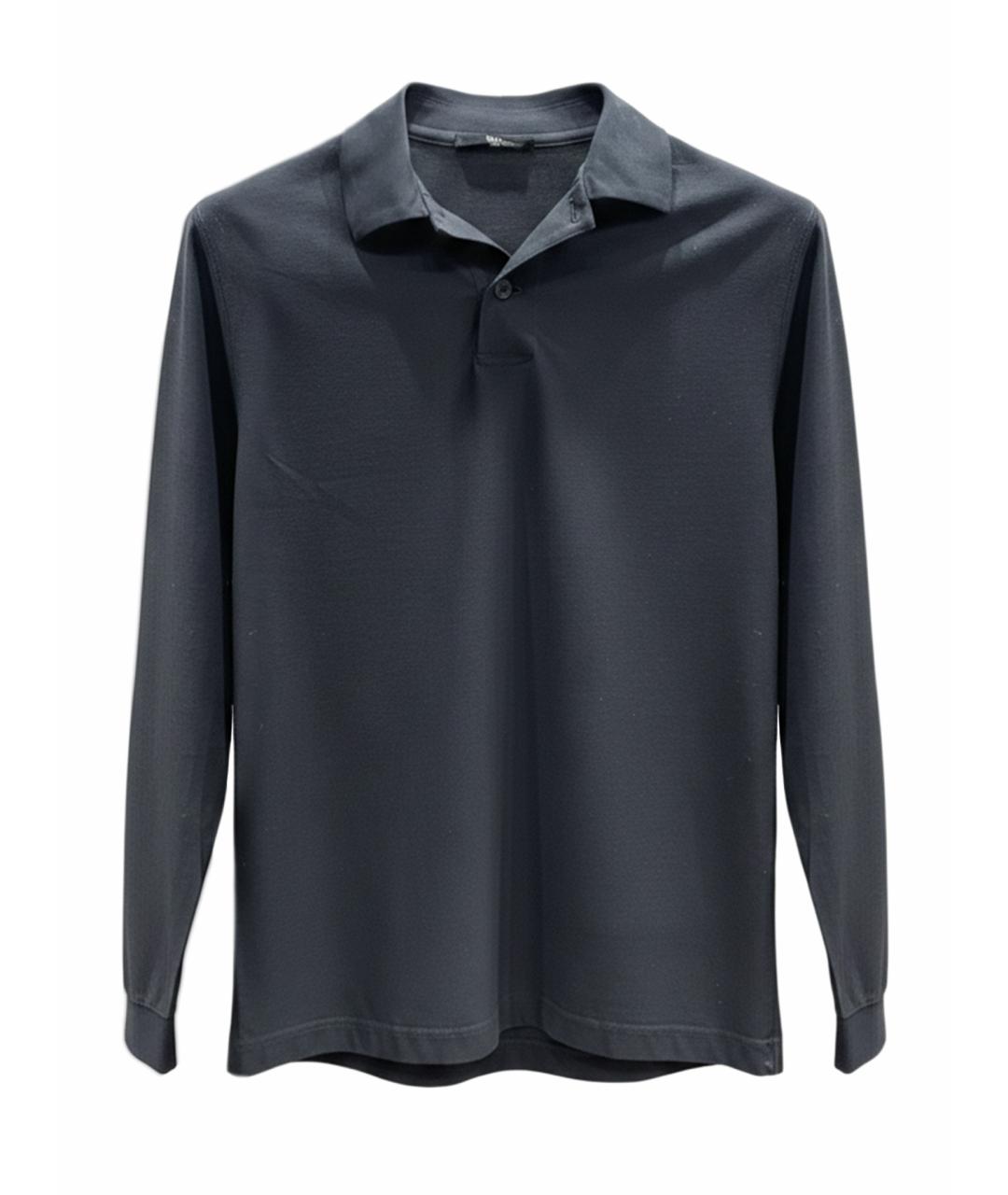 STONE ISLAND Черная хлопковая классическая рубашка, фото 1