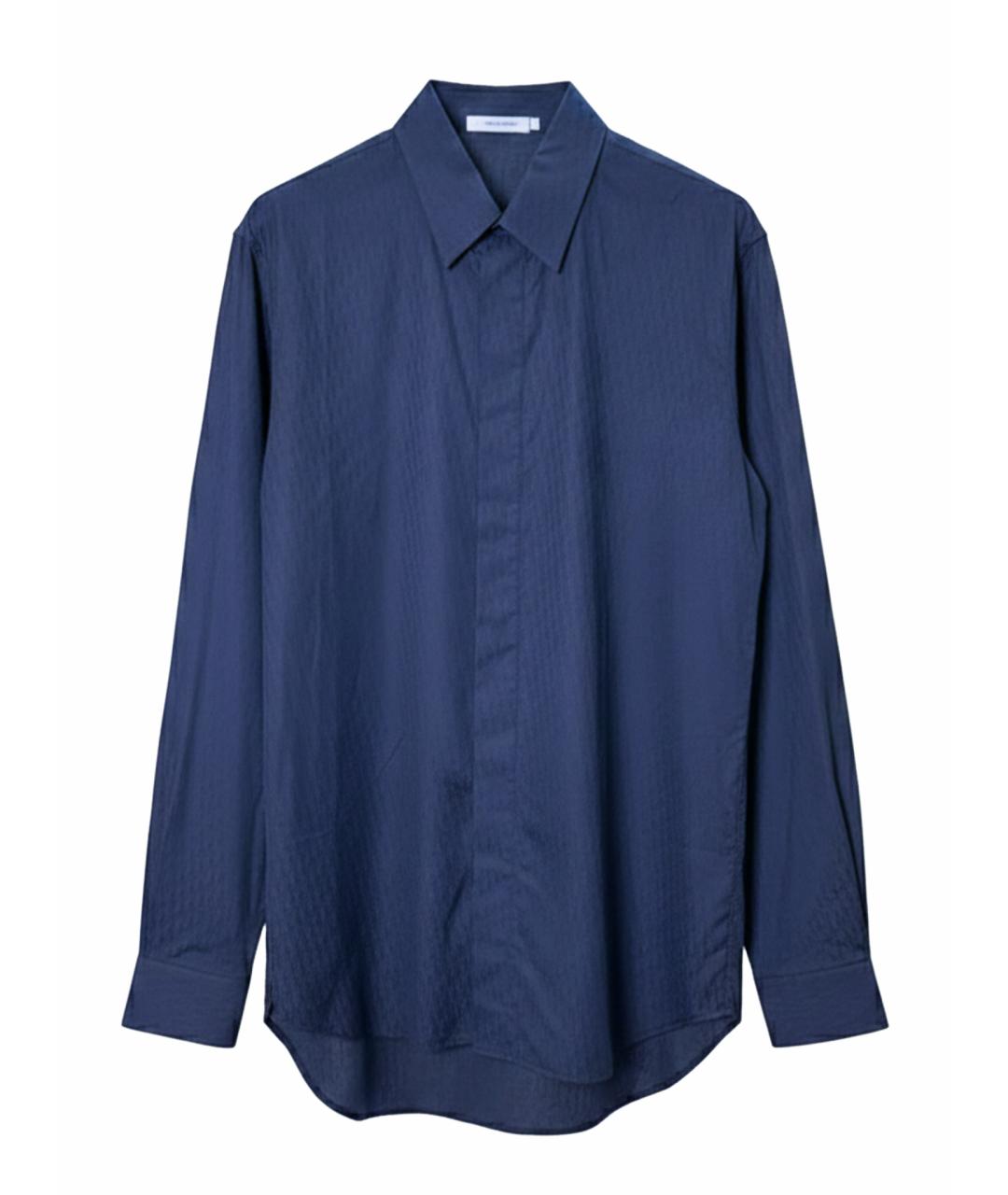 CHRISTIAN DIOR Темно-синяя классическая рубашка, фото 1