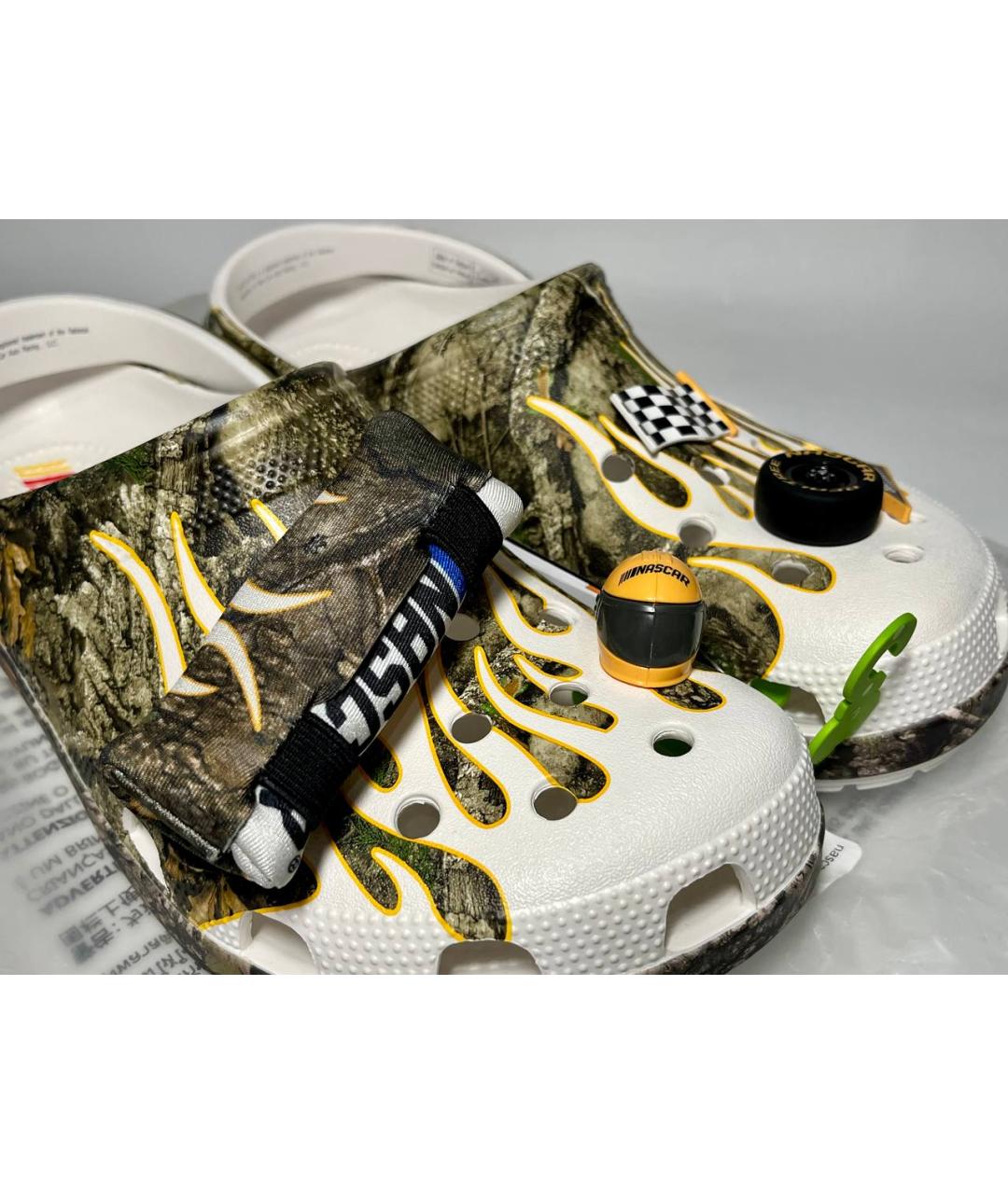 CROCS Зеленые резиновые шлепанцы, фото 5