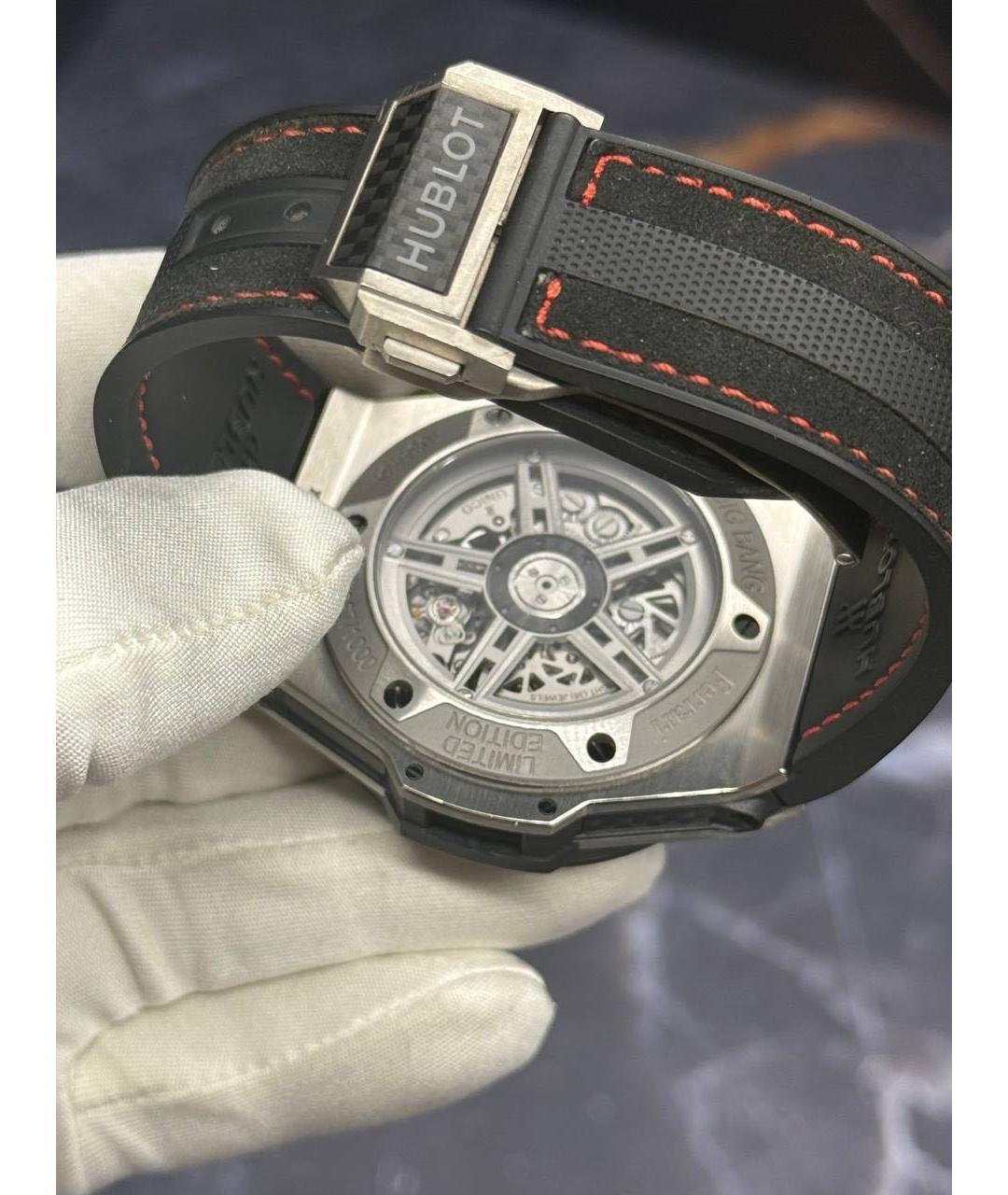 HUBLOT Черные карбоновые часы, фото 3