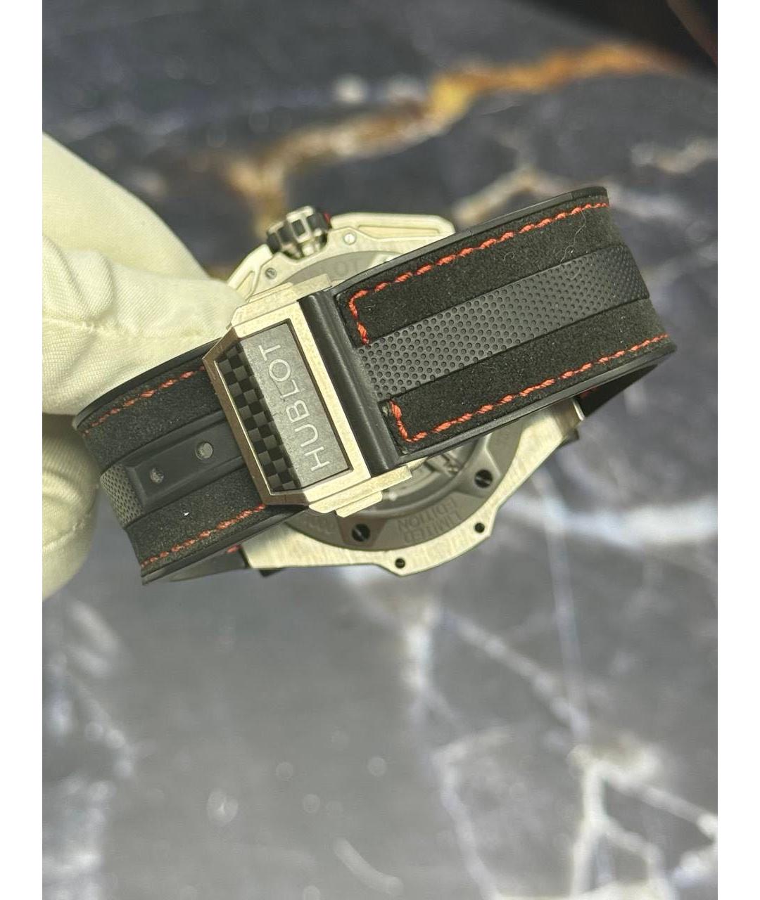 HUBLOT Черные карбоновые часы, фото 4