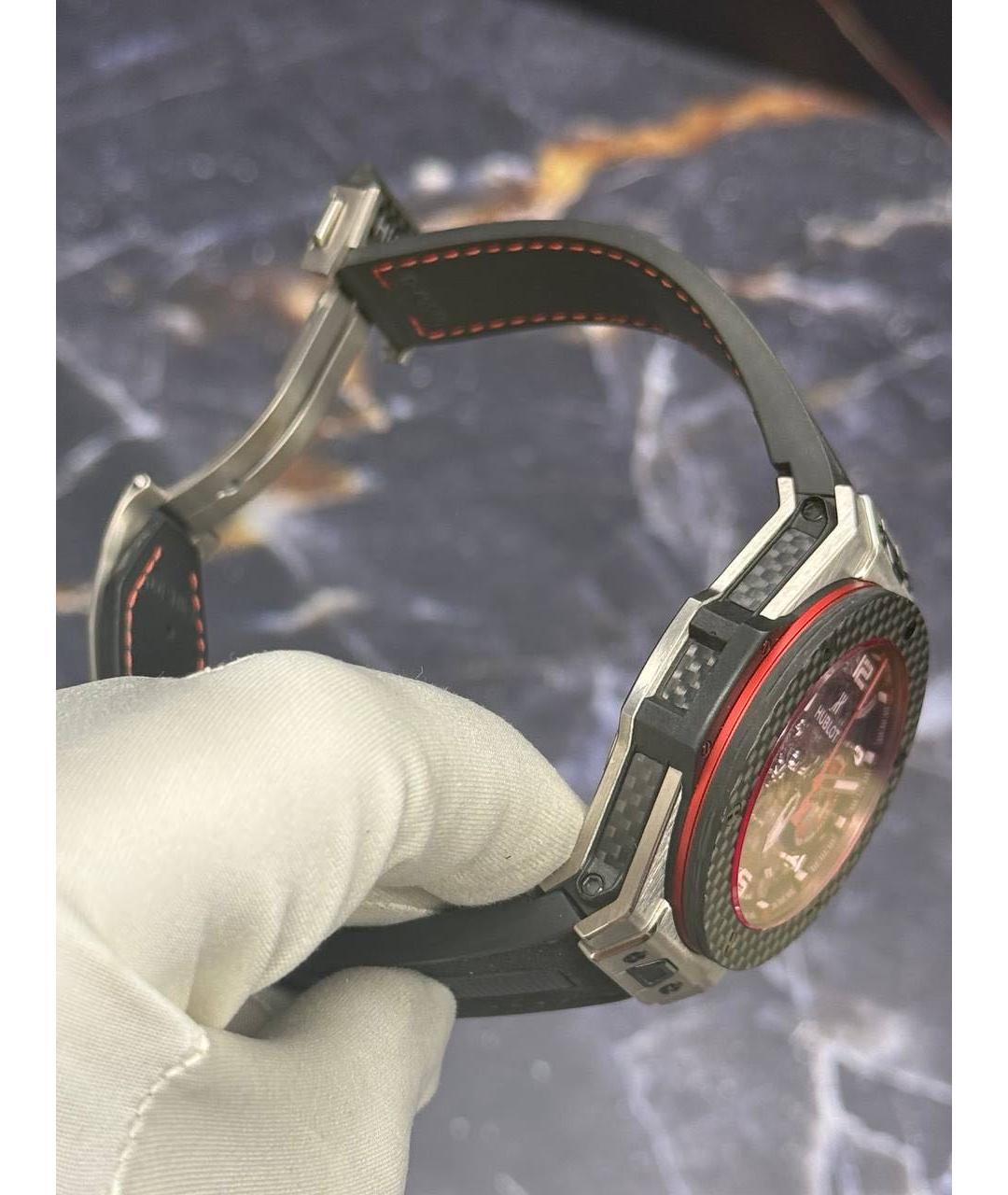 HUBLOT Черные карбоновые часы, фото 7