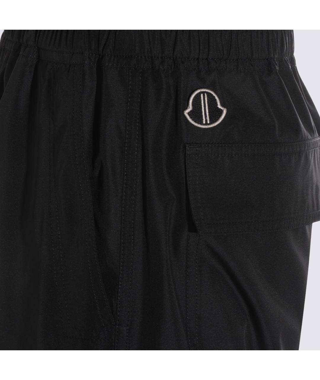 MONCLER Черные повседневные брюки, фото 3