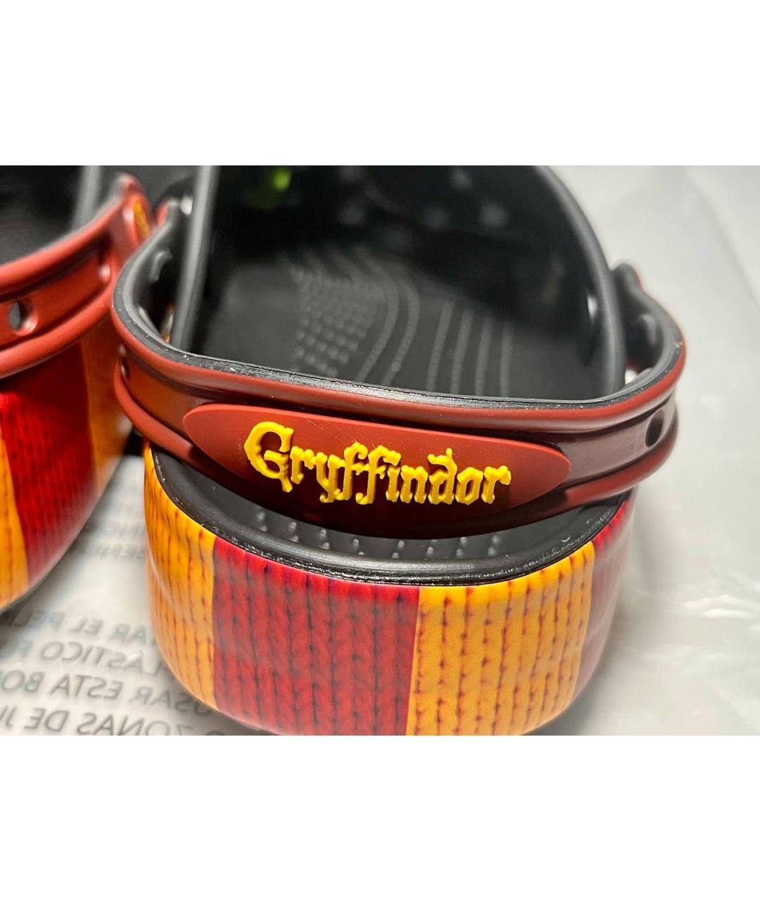 CROCS Черные резиновые шлепанцы, фото 5