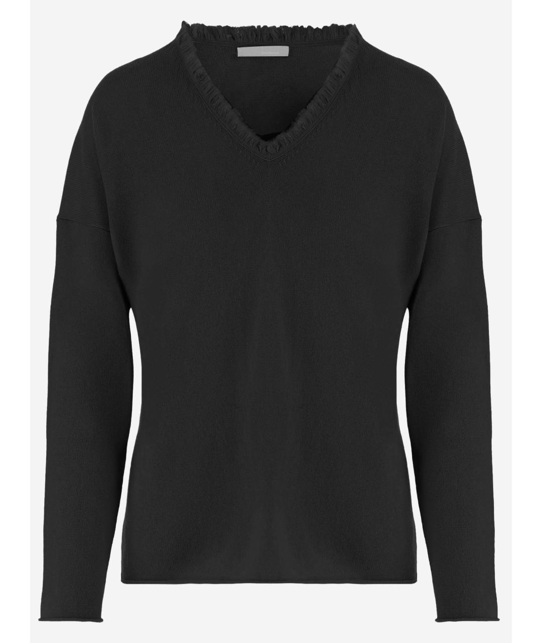 ALLUDE Черный шерстяной джемпер / свитер, фото 4