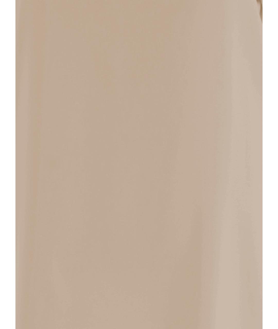ALLUDE Бежевая шелковая футболка, фото 3