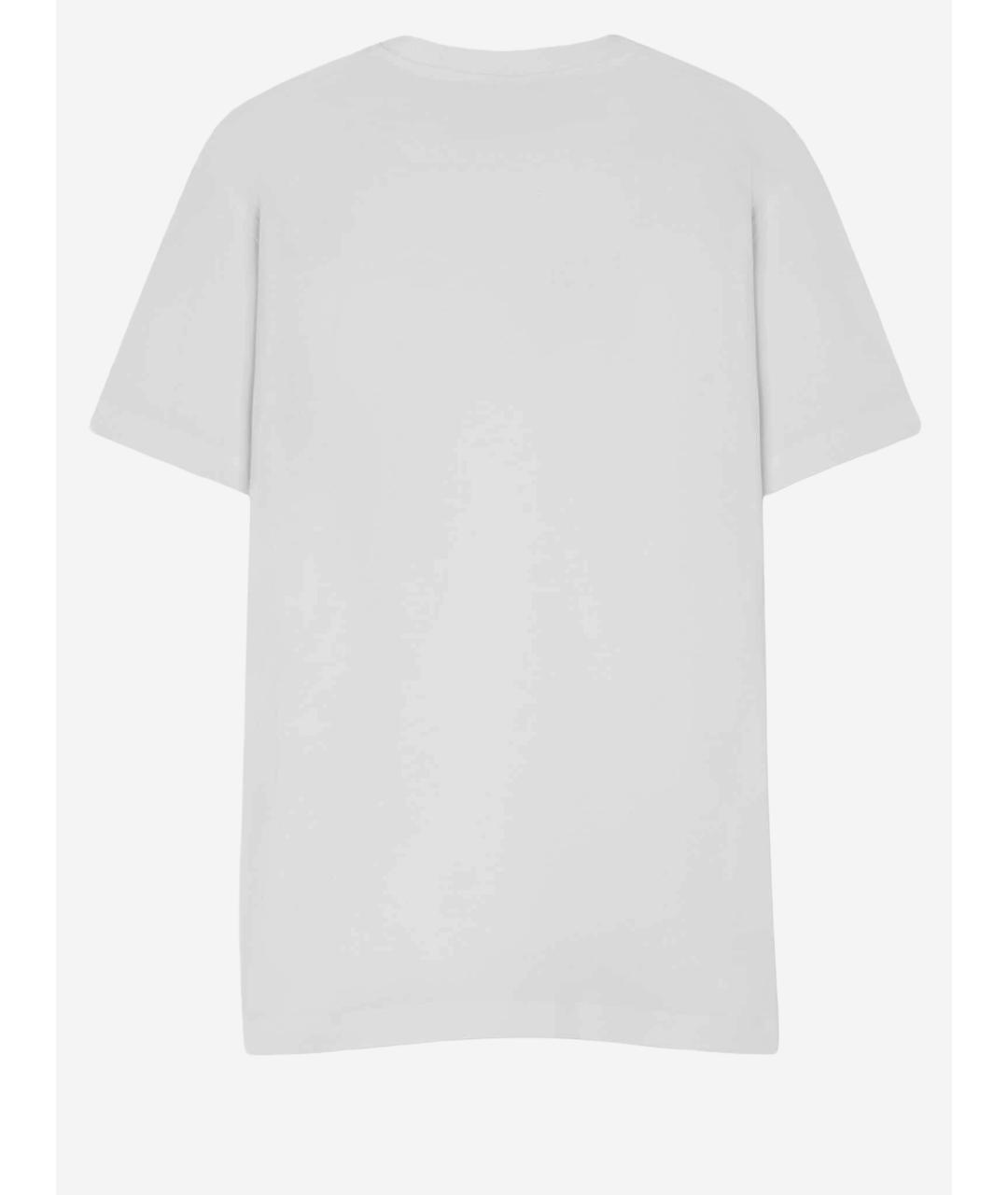 VERSACE Белая хлопковая футболка, фото 2