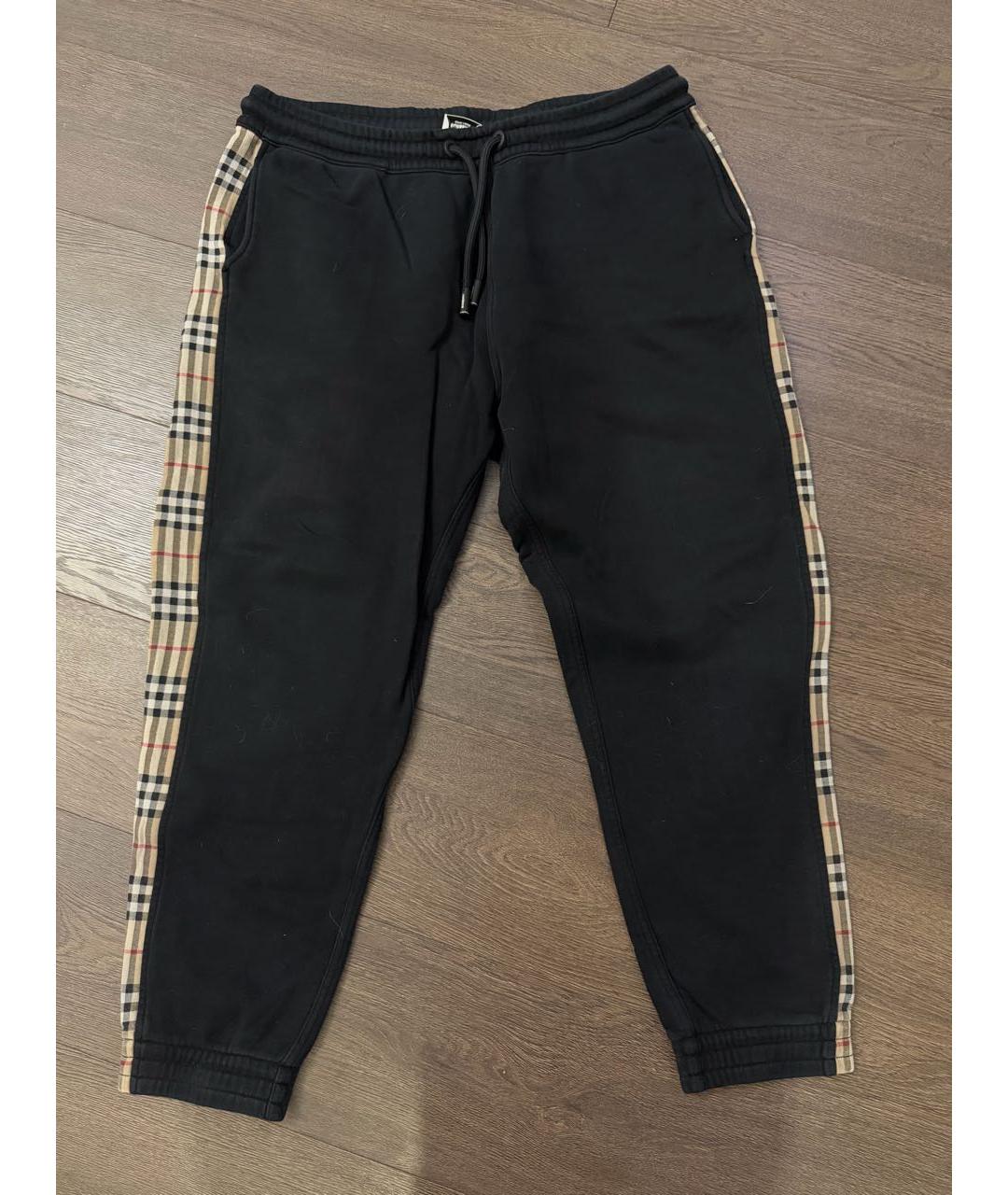 BURBERRY Черный вискозный спортивный костюм, фото 4