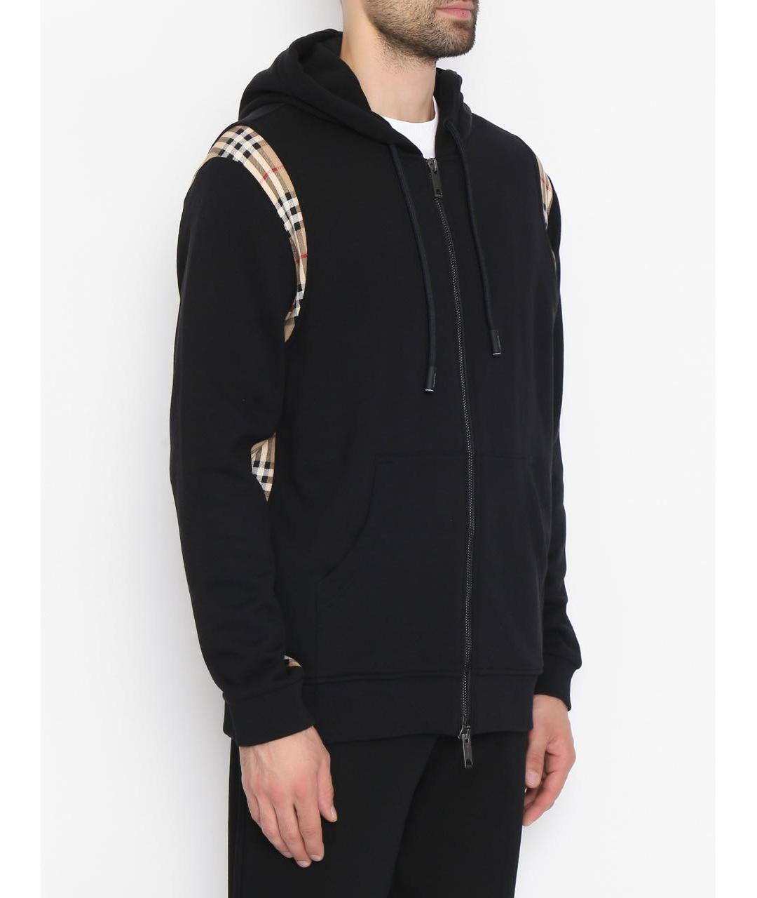 BURBERRY Черный вискозный спортивный костюм, фото 7