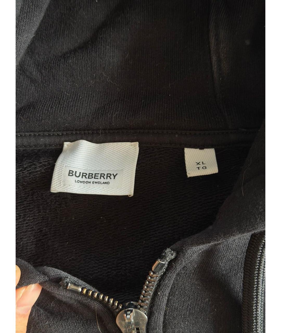 BURBERRY Черный вискозный спортивный костюм, фото 5