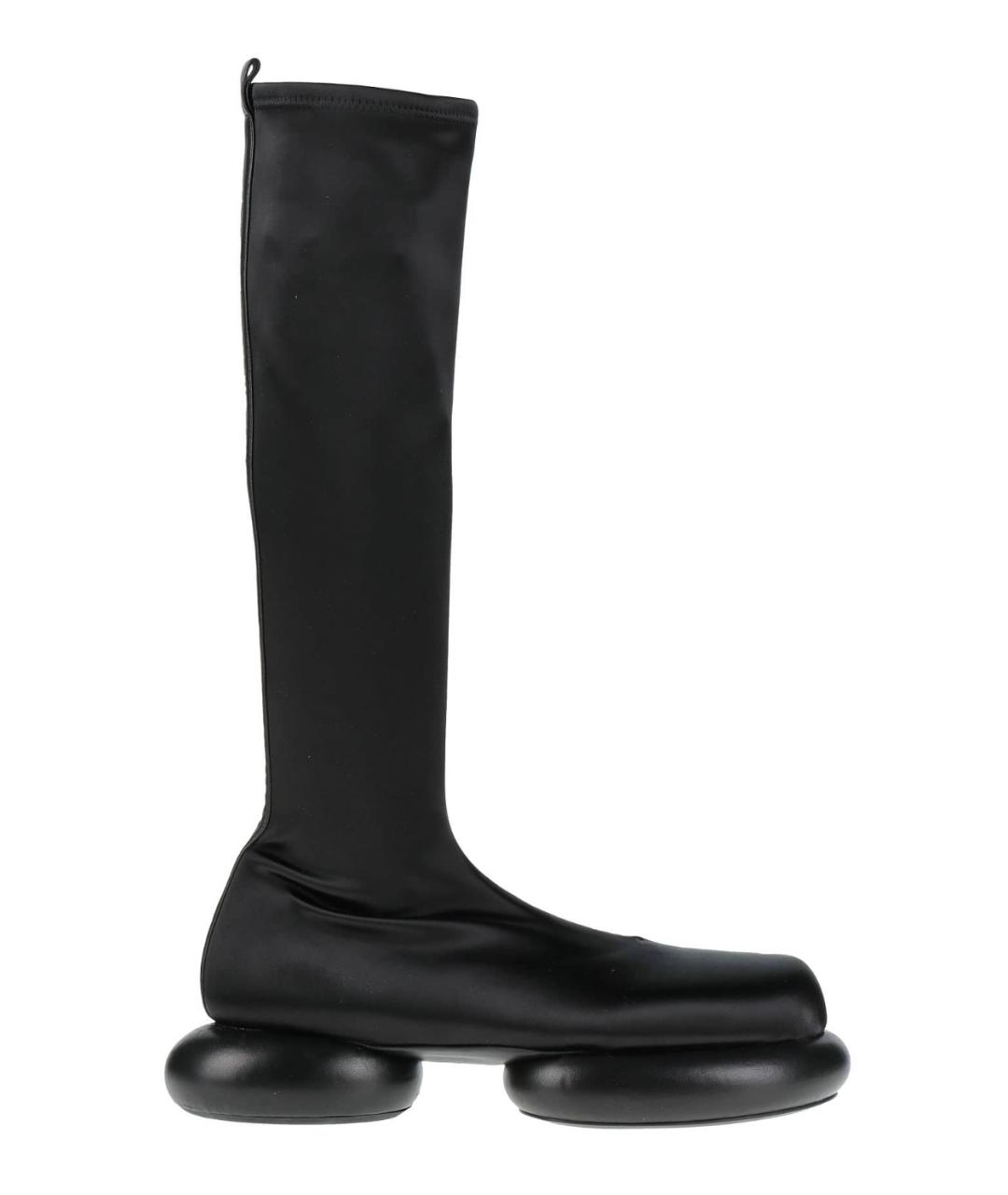 JIL SANDER Черные текстильные сапоги, фото 1