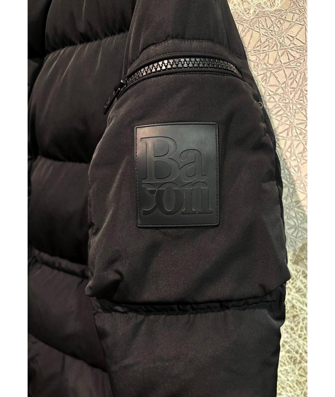BACON Черный пуховик, фото 3