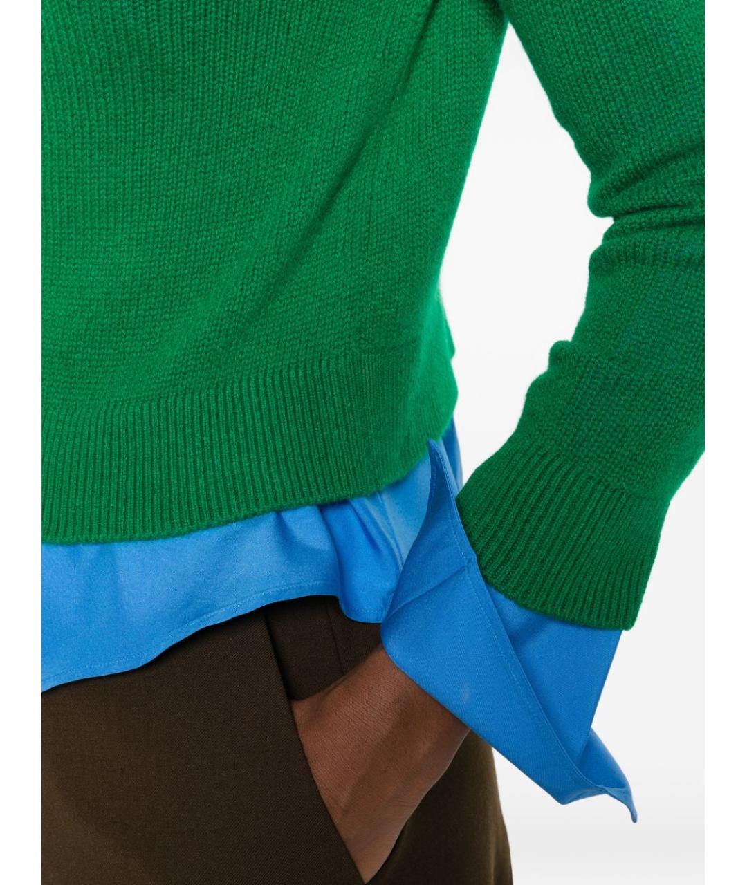 CELINE Зеленый кашемировый джемпер / свитер, фото 3