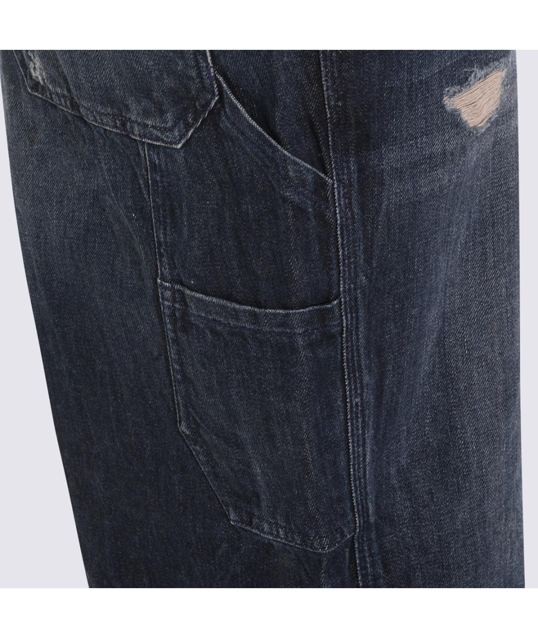 DIESEL Синие хлопковые шорты, фото 4