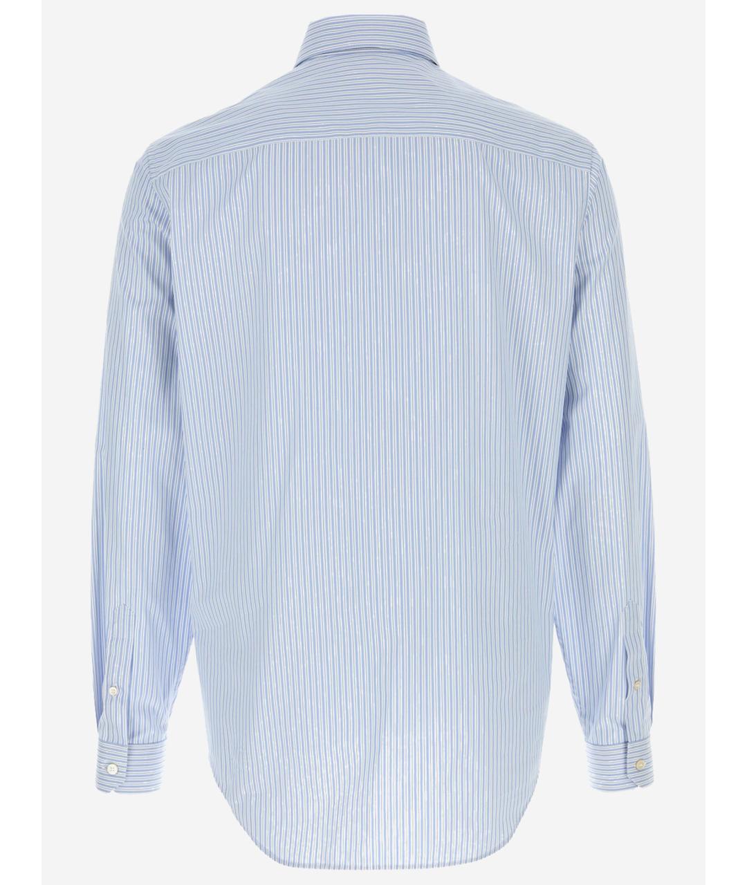 VERSACE Голубая хлопковая кэжуал рубашка, фото 2