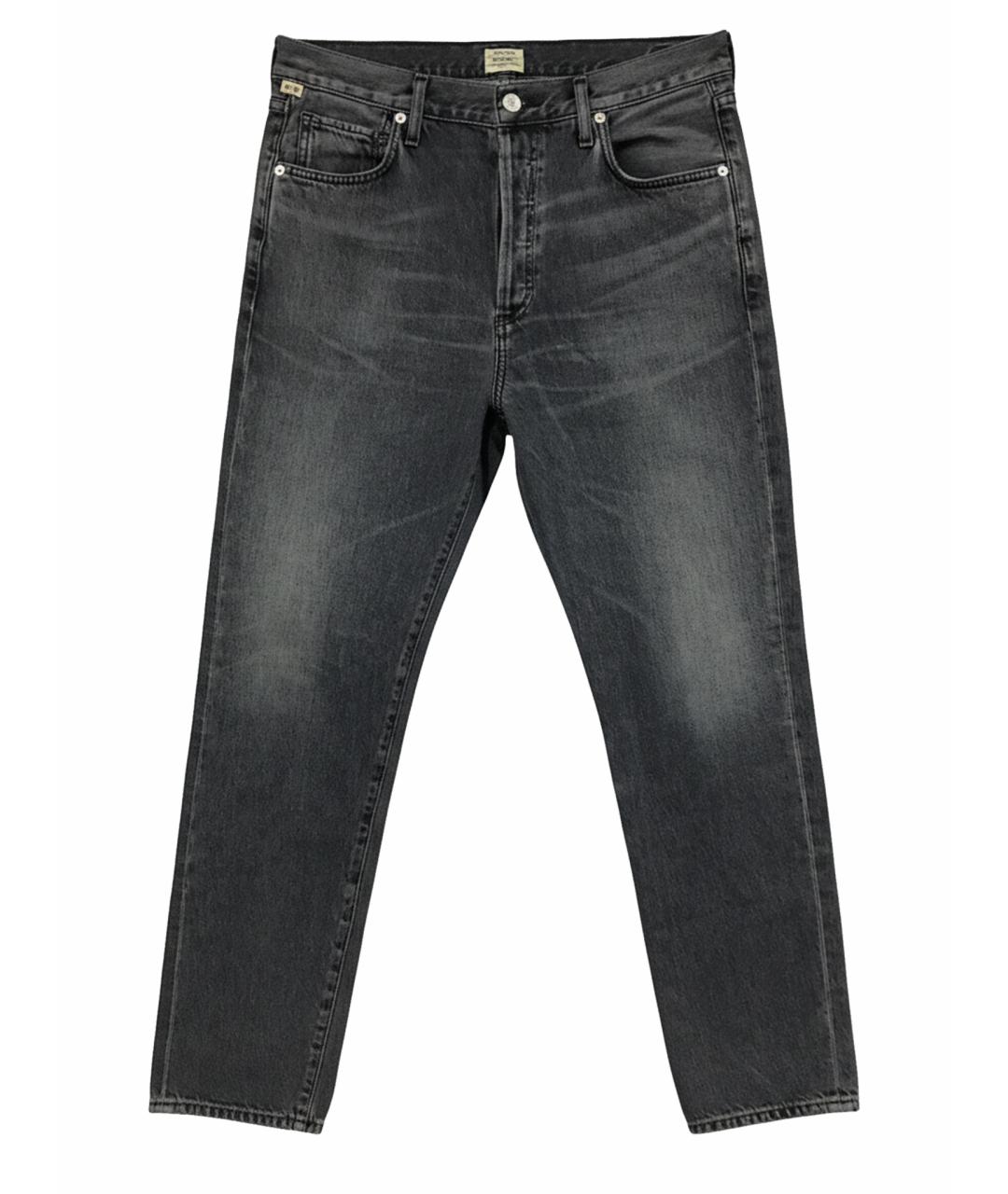 Citizien Of Humanity Серые хлопковые прямые джинсы, фото 1