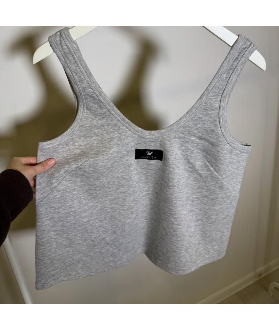 BOHEMIQUE Серая майка, фото 5