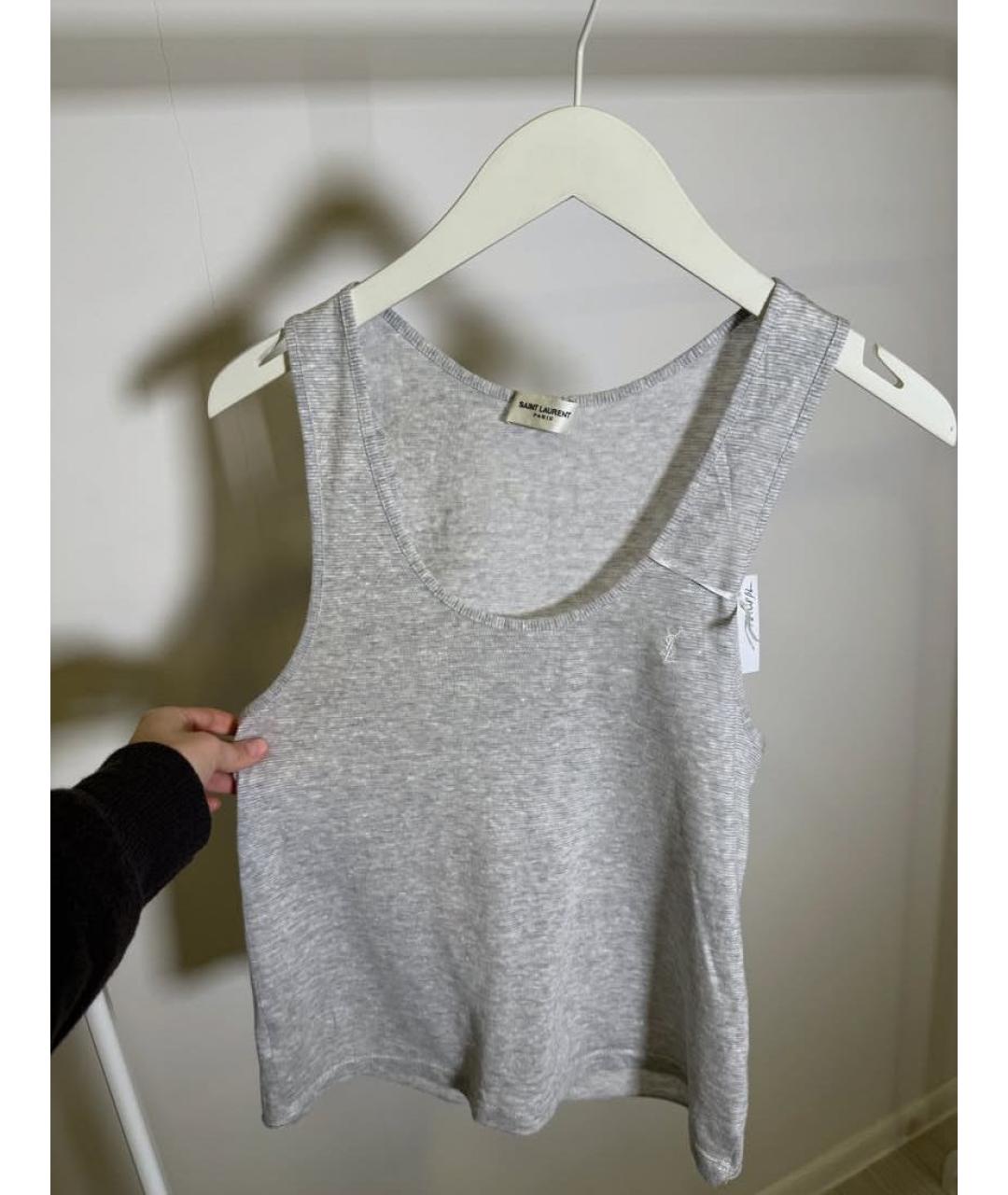 SAINT LAURENT Майка, фото 4