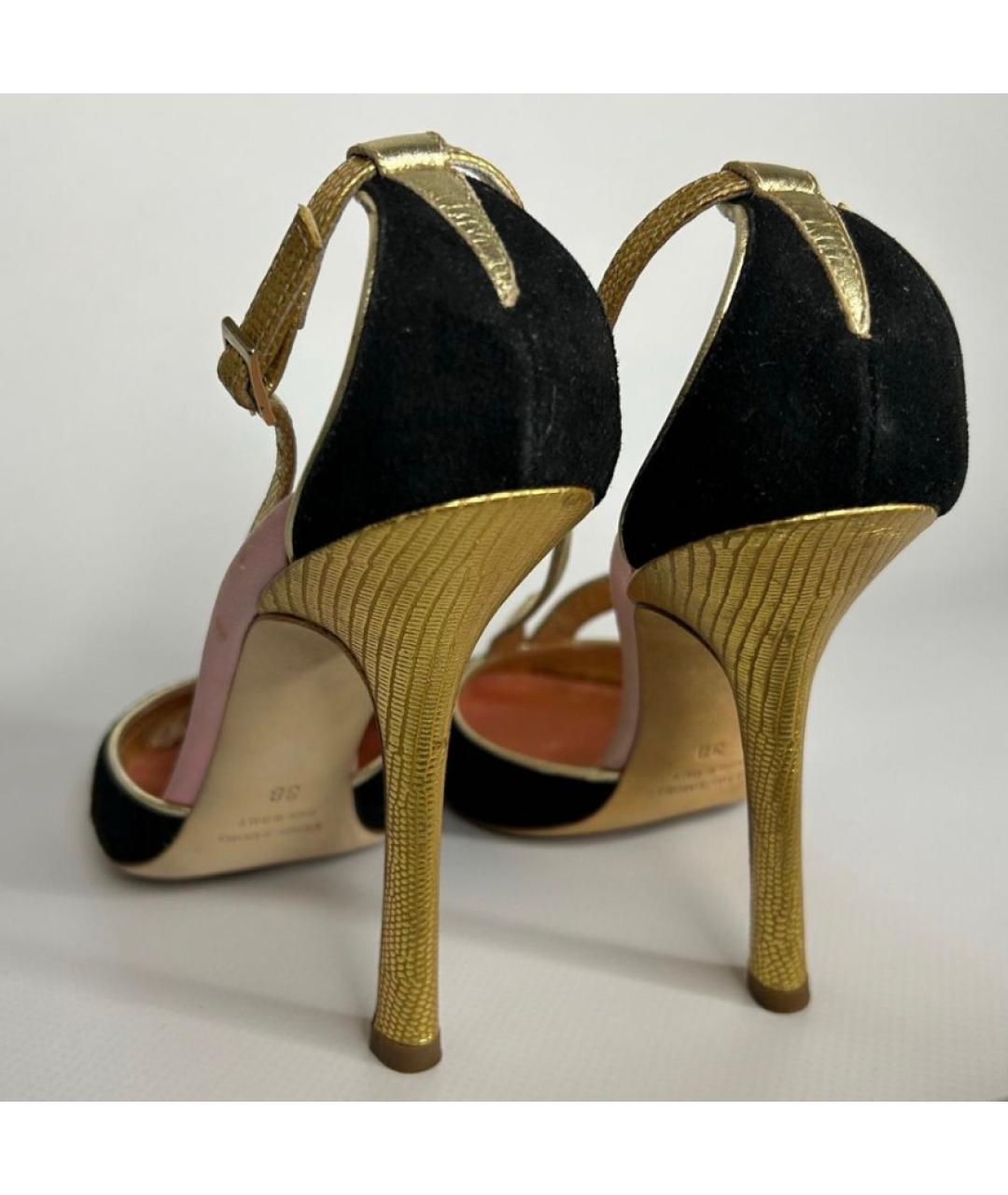 DSQUARED2 Черные замшевые туфли, фото 4