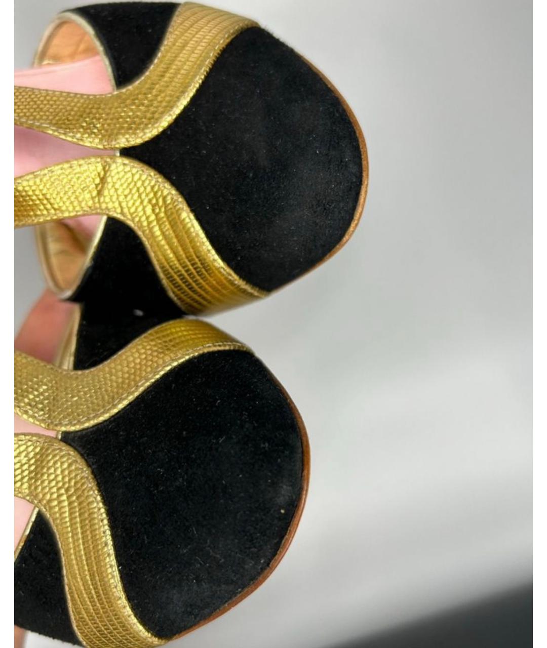 DSQUARED2 Черные замшевые туфли, фото 7