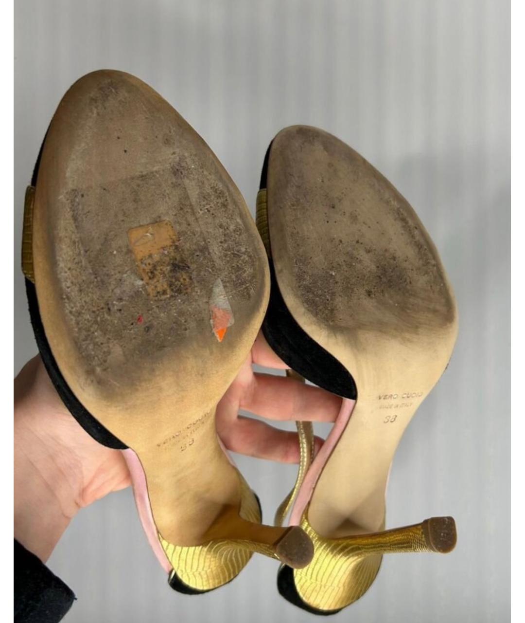 DSQUARED2 Черные замшевые туфли, фото 5