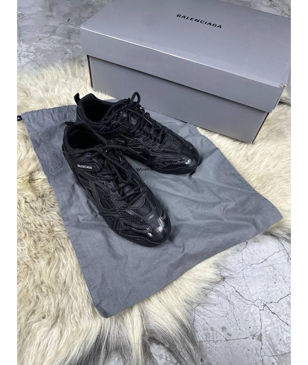 BALENCIAGA Черные текстильные кроссовки, фото 5