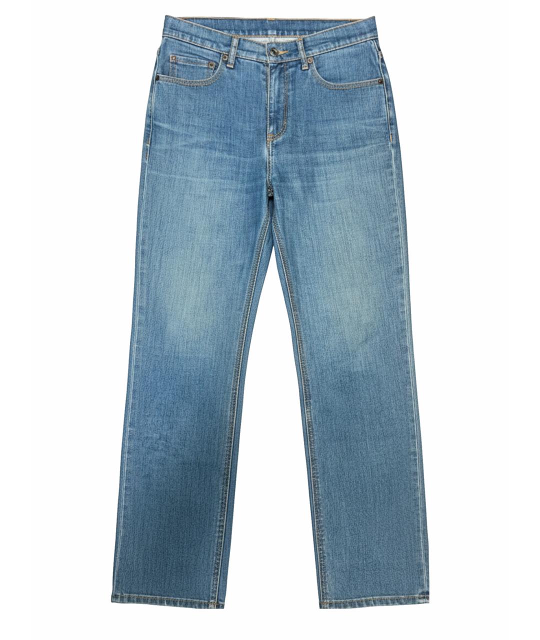 BOGNER Синие хлопко-полиэстеровые прямые джинсы, фото 1