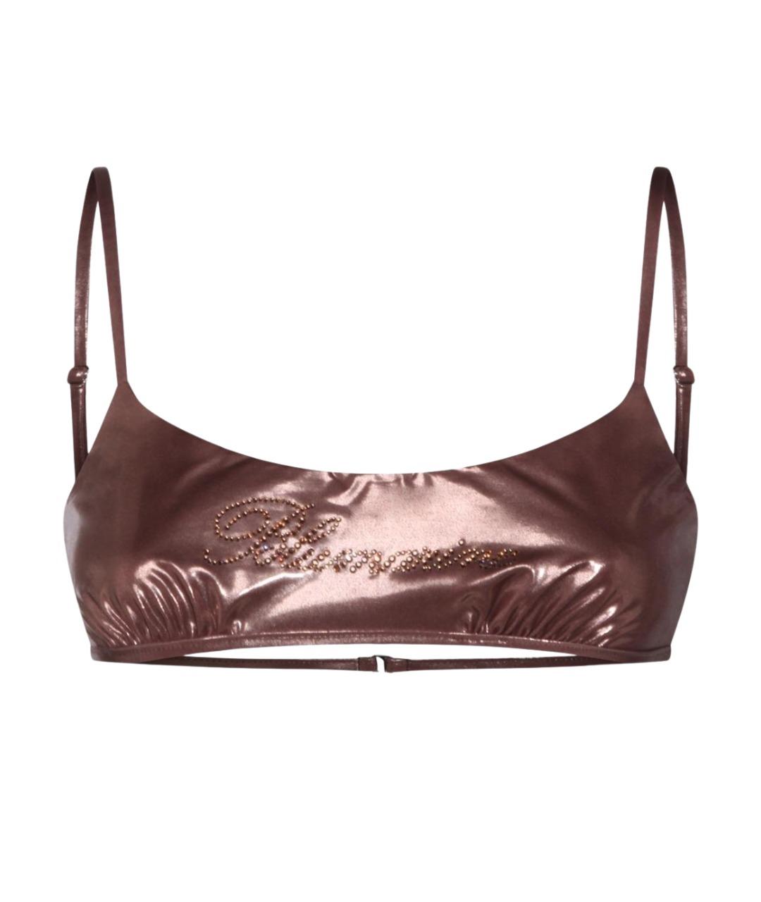 BLUMARINE Бордовый полиэстеровый купальник, фото 1