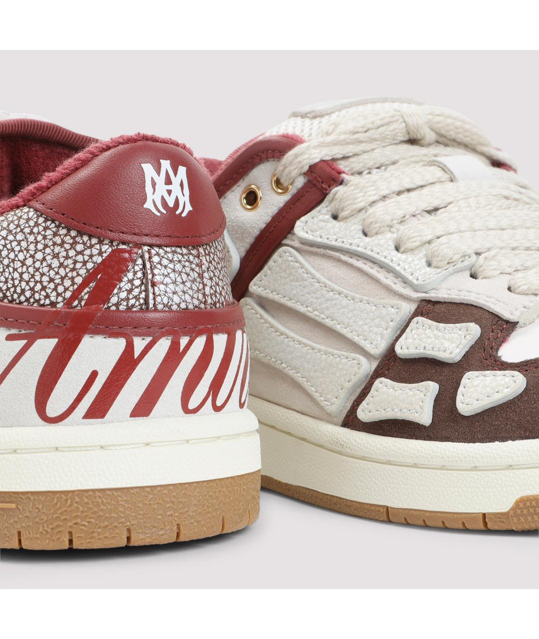 AMIRI Мульти кожаные низкие кроссовки / кеды, фото 4