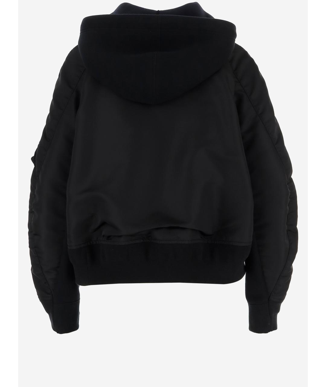 SACAI Черная хлопковая куртка, фото 2
