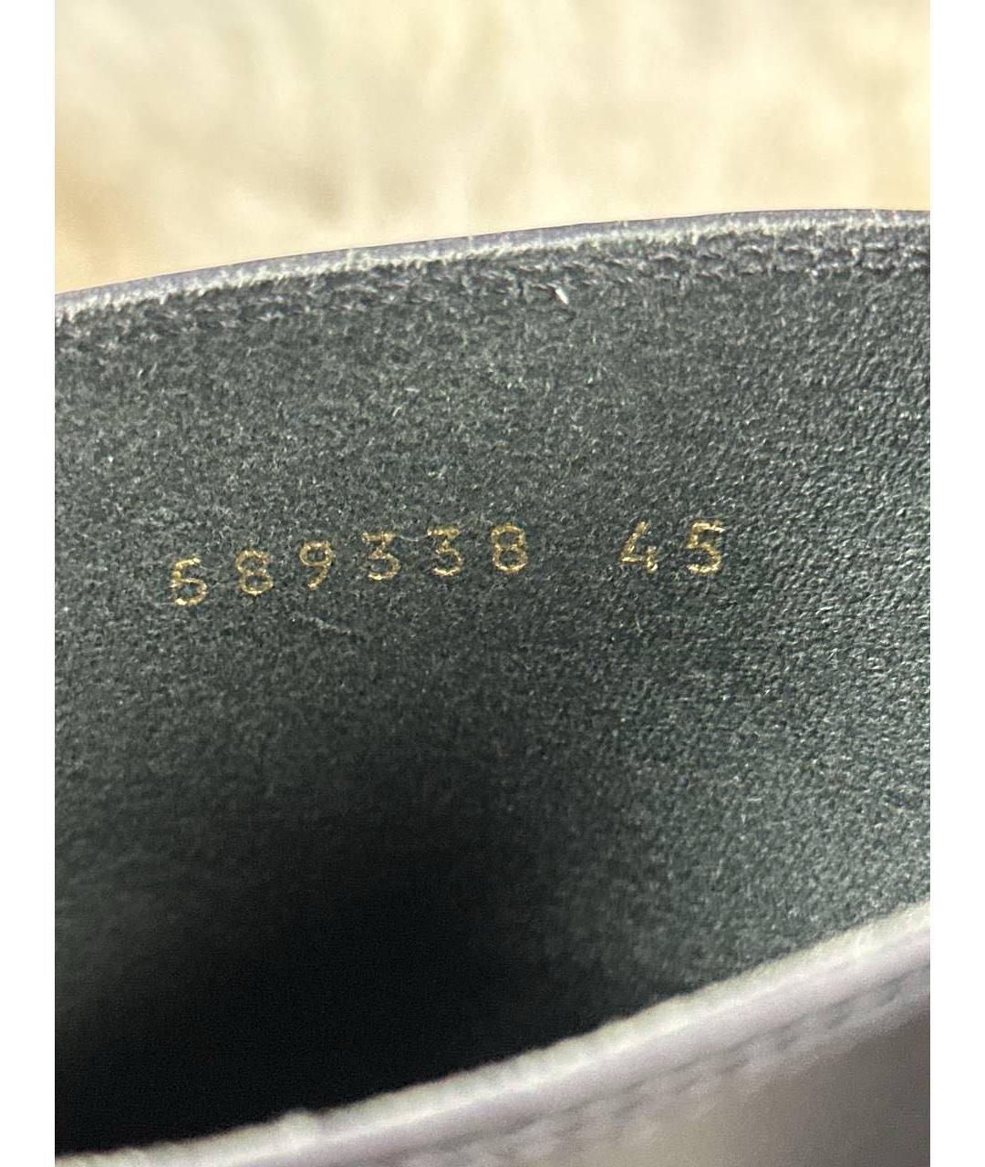 BALENCIAGA Черные кожаные высокие ботинки, фото 7