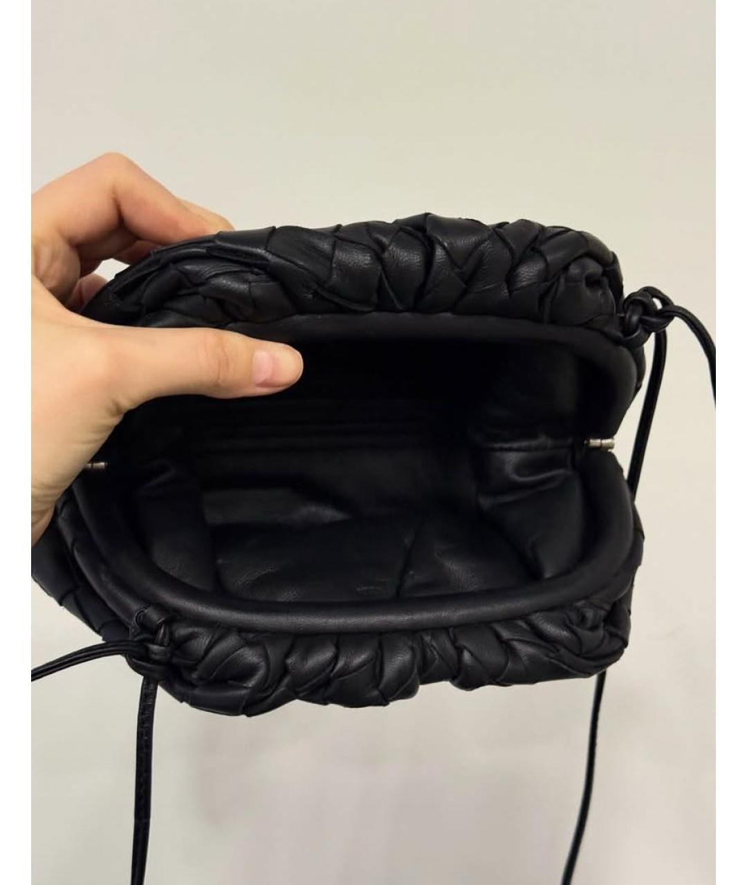 BOTTEGA VENETA Черная сумка через плечо, фото 8