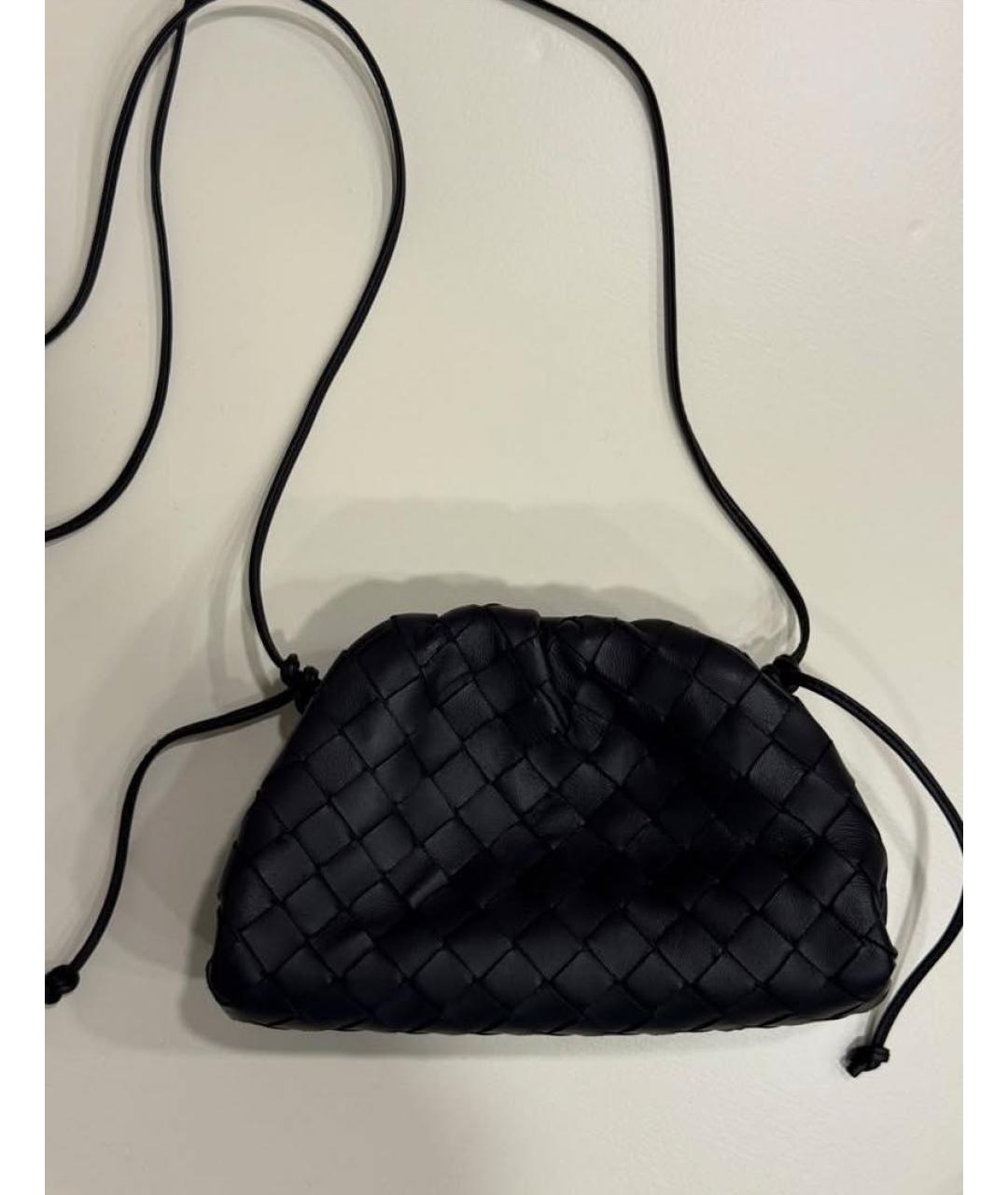 BOTTEGA VENETA Черная сумка через плечо, фото 2