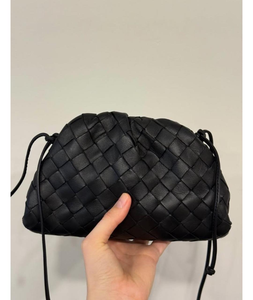 BOTTEGA VENETA Черная сумка через плечо, фото 3